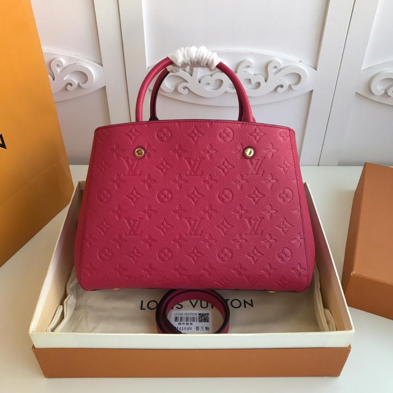 LV Handbags Tote Bags M41048 Full Skin Canglan Pink (Rose Red)